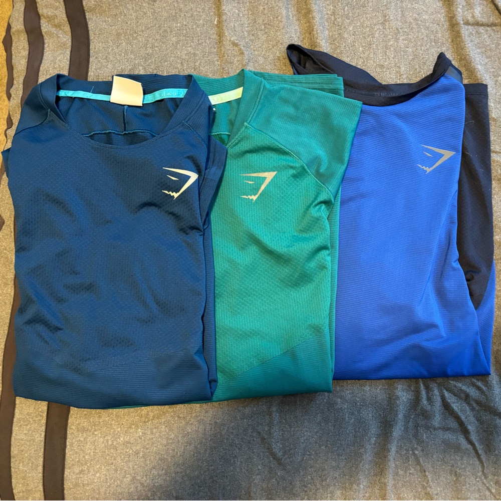 Gym Shark Sweat Wicking T-shirts (3)